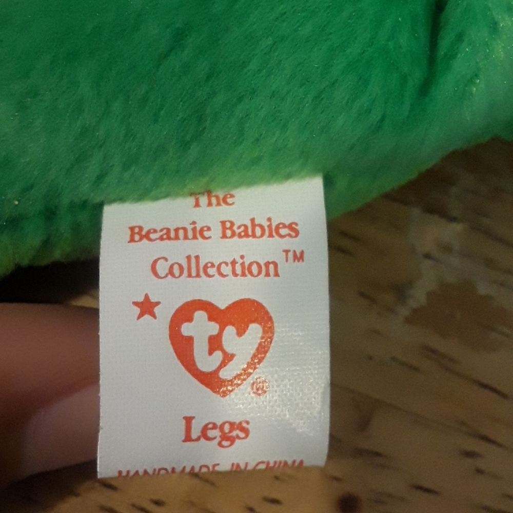 •Original Beanie Babies Collection Legs the frog - Picture 9 of 11
